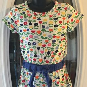 Hanna Andersson Girls Tulip Dress Sz 100/4